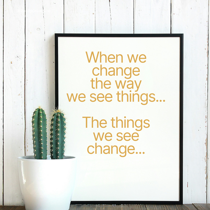The Art of Reframing: Seeing things in a new way.
