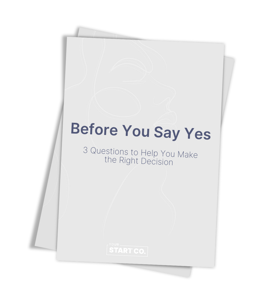 Before You Say Yes Guide
